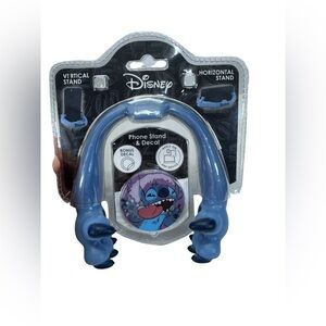 Disney Blue Stitch Phone Stand & decal